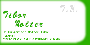 tibor molter business card